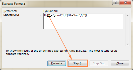 evaluate formula in excel mac os