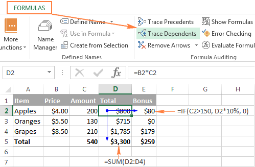 does excel for mac have evaluate formula