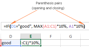 f9 evaluate part of formula excel for mac