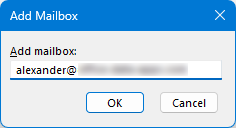 Type the email address of the mailbox you were granted access to.