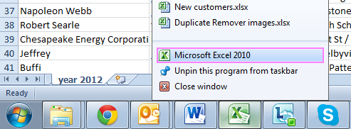 Open Excel files in separate windows and multiple instances