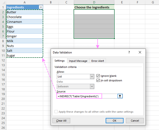 How To Make A Drop Down List From A Table In Excel at Arnulfo Summey blog