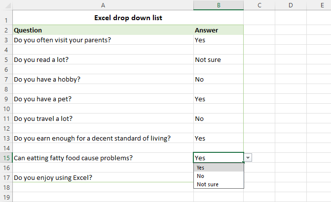 Manually arrange list of options in multi-select question