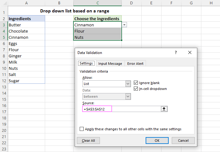 How To Edit Drop Down List In Excel 365