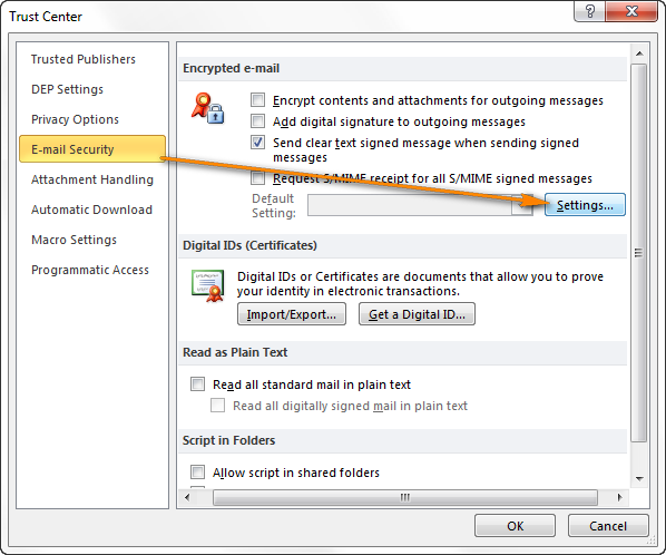 turn off digital signature in outlook 2011 for mac