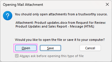 Open the attachments before printing to PDF.