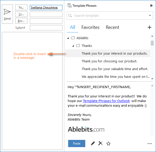how to change language in outlook email 2017