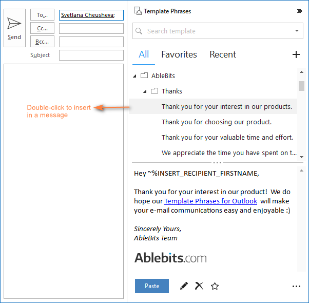 create email template in outlook for mac non 365