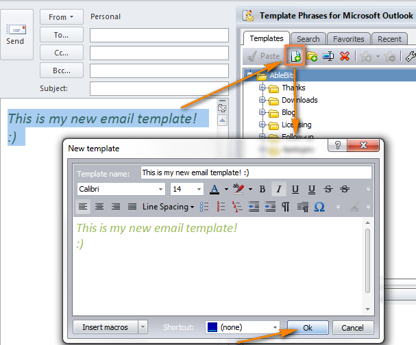 microsoft outlook create email signature