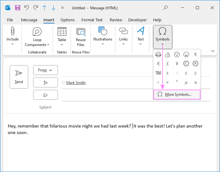 Hey You  Symbols & Emoticons