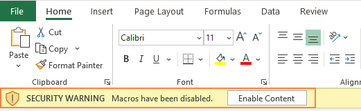 How To Enable And Disable Macros In Excel