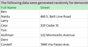 excel split cells into two lines