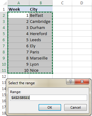 Remove alternate rows in Excel using a macro.