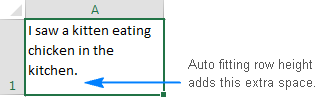 Excel AutoFit not working