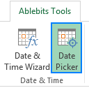 Ablebits Date Picker for Excel