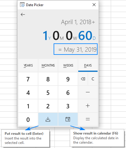 2011 excel for mac calender pop up