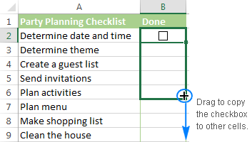 Learn All about Check mark and Check box in Excel