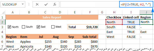 add a checkbox column to excel for mac