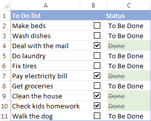 Learn All about Check mark and Check box in Excel