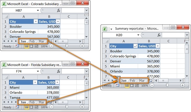 how to pull data from multiple excel for mac files into one