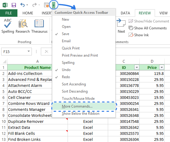 grayed excel filter option out to comments, show/hide insert in How Excel, add comments