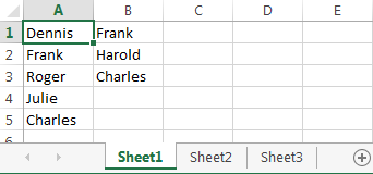 excel find duplicates between two sheets