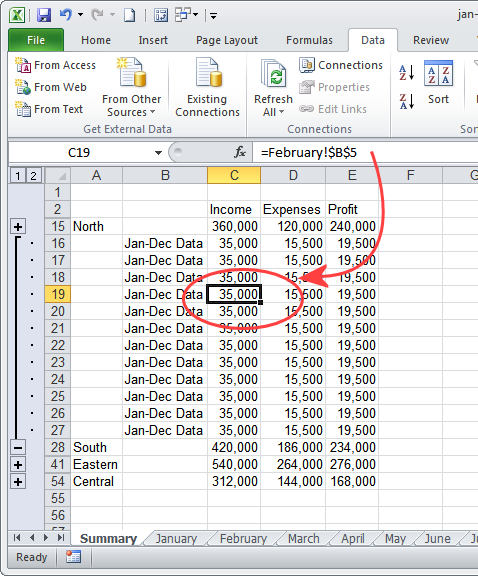 How To Consolidate Data In Excel From Different Worksheets Terrepublic 7260