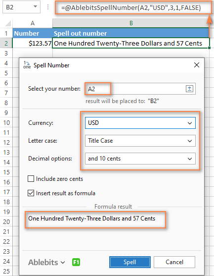 How To Convert Number To Words In Excel Peso