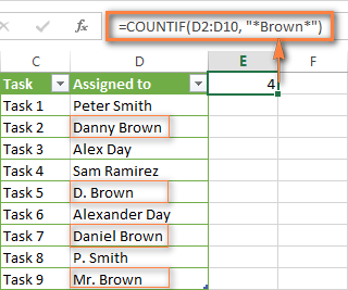 excel countif