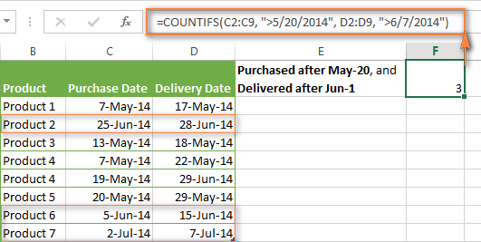 Excel COUNTIFS and COUNTIF with multiple AND OR criteria