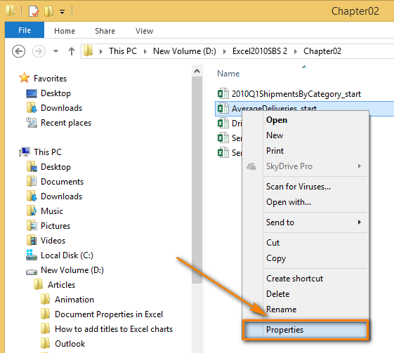 windows explorer file properties editor