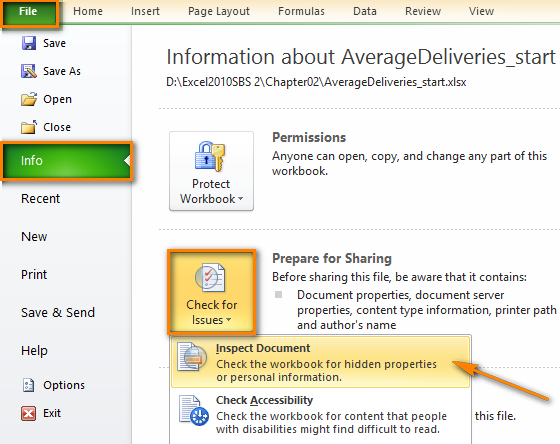 sign a document in excel