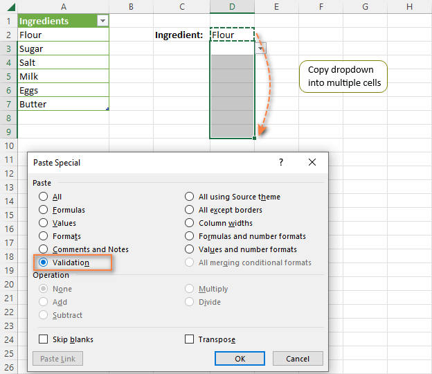 Excel Drop Down List How To Create Edit Copy And Remove