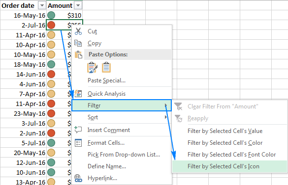 Excel Filter How to add use and remove