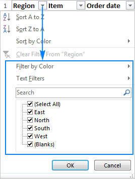 does not contain is not an option for mac excel filter