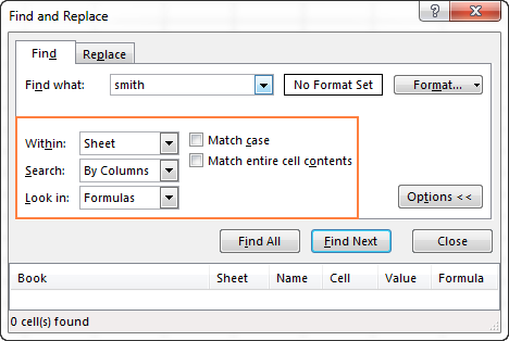 نتيجة بحث الصور عن ‪excel find and replace‬‏