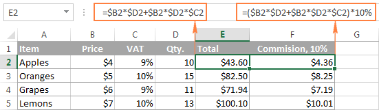 Excel Formulas With Examples 10864 Hot Sex Picture 8072