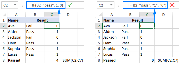 Enclose text values in double quotes, but not numbers