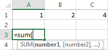Excel Formula Intellisense