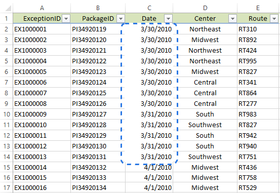 alt=Click OK to close the Format Cells dialog and see the changes in the worksheet