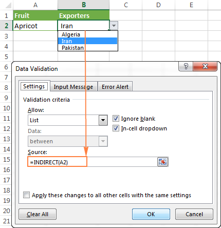 data validation check mark if true excel