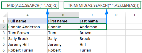 ms access mid function