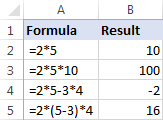 Multiplying numbers in Excel