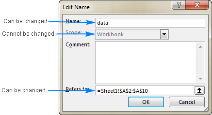 Using range names in Excel - Extra Credit