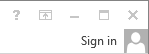 Sign into your Microsoft account from within Excel.