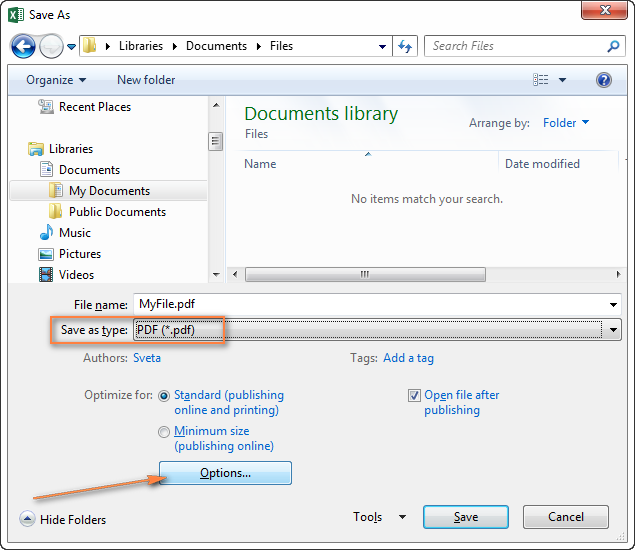 save as pdf file