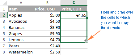 relative cell reference excel meaning