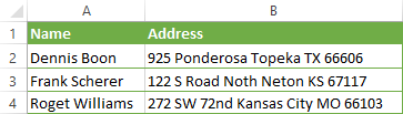 excel replace carriage return with space