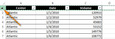 Repeat a header row column headers on every printed page in Excel