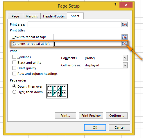 how to show header in excel on all pages